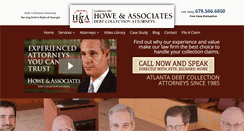 Desktop Screenshot of collectionattorneyatlanta.com